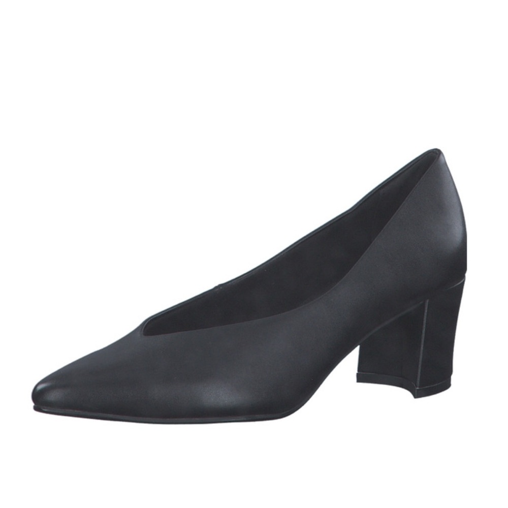 Marco Tozzi Black Leather Pumps